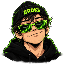 Broke But Bullish logo